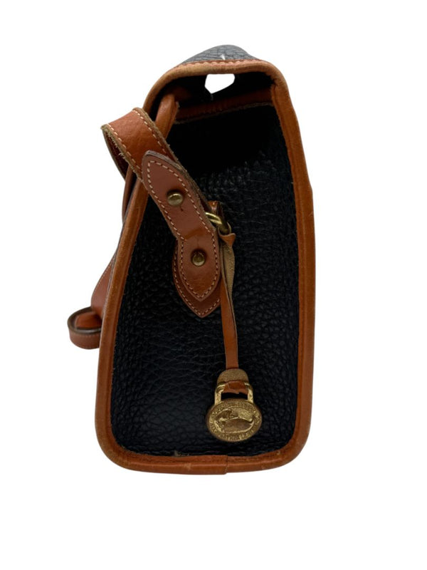Dooney & Bourke Blue All Weather Leather Crossbody Bag W/ Matching Wallet, Keychain & Coin purse