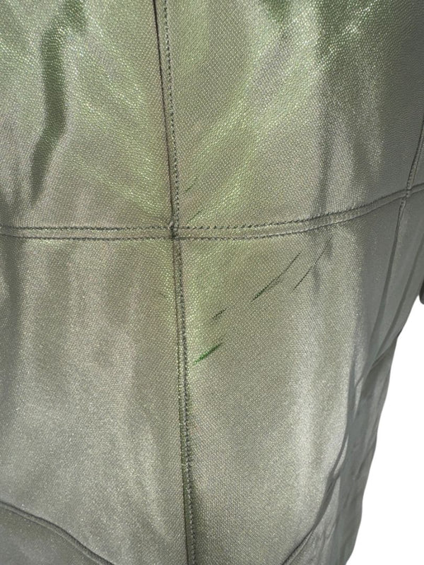 Chanel Identification 00's Quilted Pistachio Green Skirt - Size 42