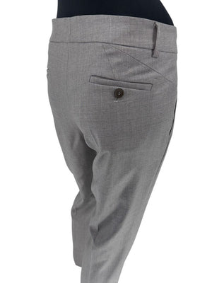 Brunello Cucinelli Grey Virgin Wool Trousers - Size IT44
