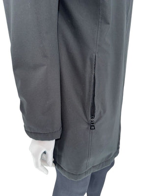Prada Black Nylon Longline Technical Jacket – Size IT 44 (US 8)