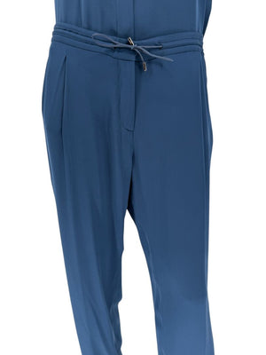 Loro Piana Blue Silk-Blend Lounge Set – Size 46