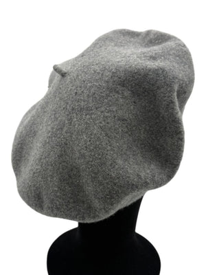 Borsalino Barbisio De Luxe 100% Wool Gray Beret