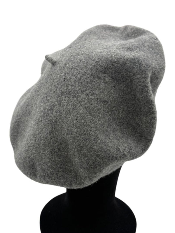 Borsalino Barbisio De Luxe 100% Wool Gray Beret