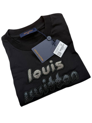 Louis Vuitton Men’s Ombré Jewel Logo Short-Sleeve T-Shirt –Size Small-Pristine New Condition
