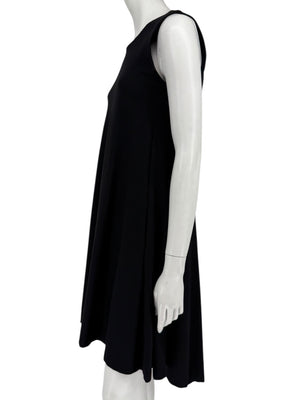Diane von Furstenberg Sleeveless A-Line Knit Dress – Black - Size 0