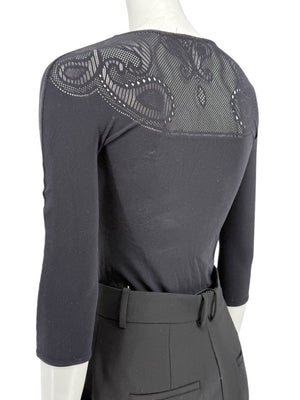 Wolford “Karlie” Black String Bodysuit – Size XS