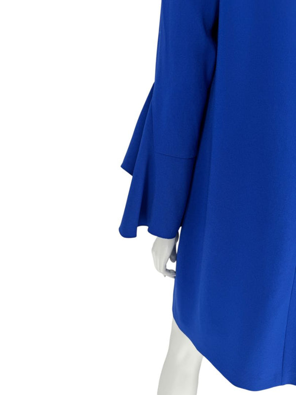 Elie Tahari Cobalt Blue Bell-Sleeve Shift Dress – Size 10