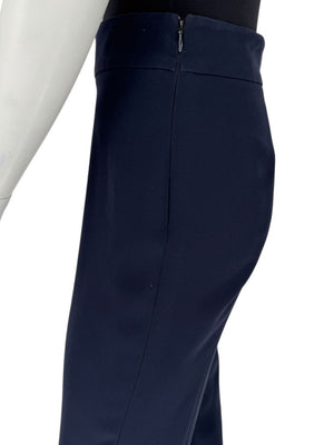 Giorgio Armani Navy Wide-Leg Cropped Trousers – Size IT 44