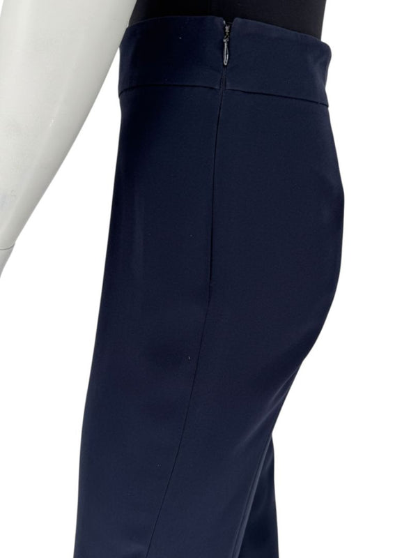 Giorgio Armani Navy Wide-Leg Cropped Trousers – Size IT 44