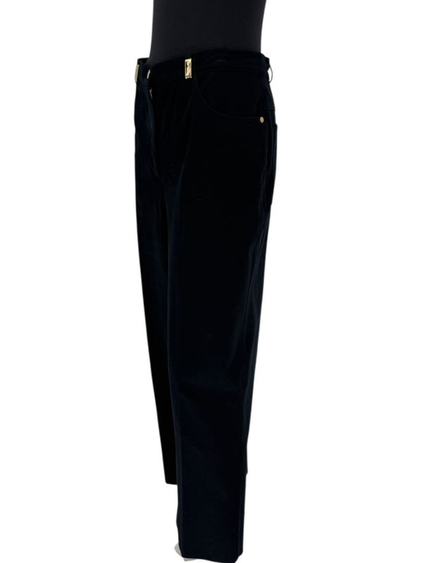 St. John Sport by Marie Gray Navy Stretch Denim-Style Pants – Size 16