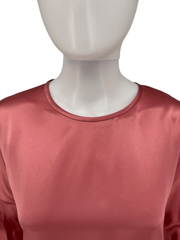MaxMara Rose Silk Blouse – Size 44 (IT) – Brand New with Tags