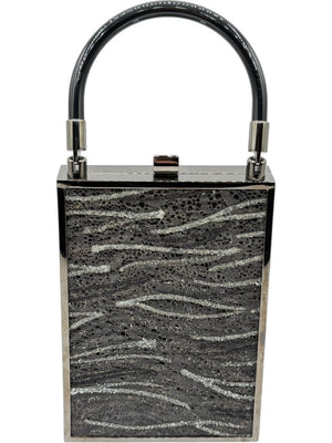 Jill Haber “Sebastian” Beaded Box Clutch – Very Good Pre-Owned Condition – Made-to-Order Luxury