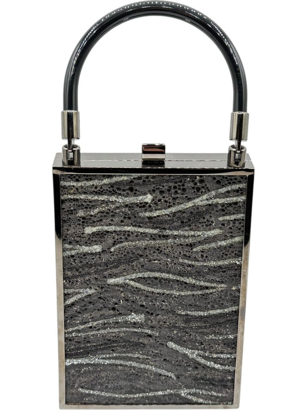 Jill Haber “Sebastian” Beaded Box Clutch – Very Good Pre-Owned Condition – Made-to-Order Luxury