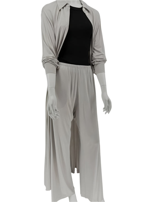 The Row Light Taupe Lounge Set – Size S/M (Top Small, Pants Medium)