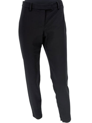 Alexander McQueen Black Wool-Cotton Blend Slim Pants with Ankle Zips – Size IT 46 (US 10)