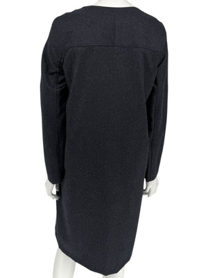 Pamella Roland Charcoal Grey 2-Piece Dress/Jacket Set – Large