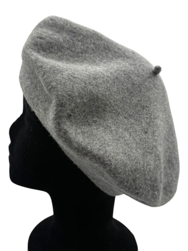 Borsalino Barbisio De Luxe 100% Wool Gray Beret