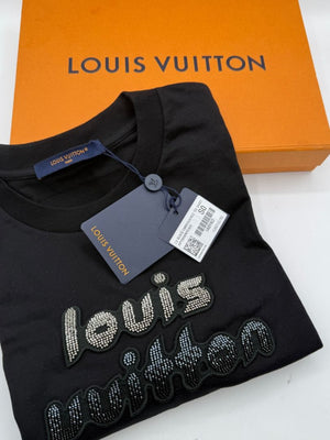 Louis Vuitton Men’s Ombré Jewel Logo Short-Sleeve T-Shirt –Size Small-Pristine New Condition