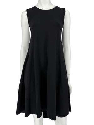 Diane von Furstenberg Sleeveless A-Line Knit Dress – Black - Size 0