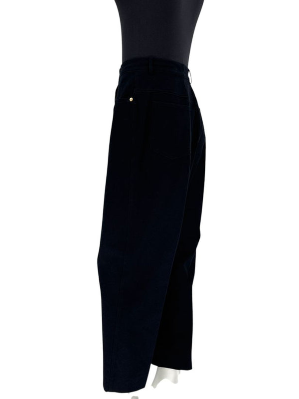 St. John Sport by Marie Gray Navy Stretch Denim-Style Pants – Size 16
