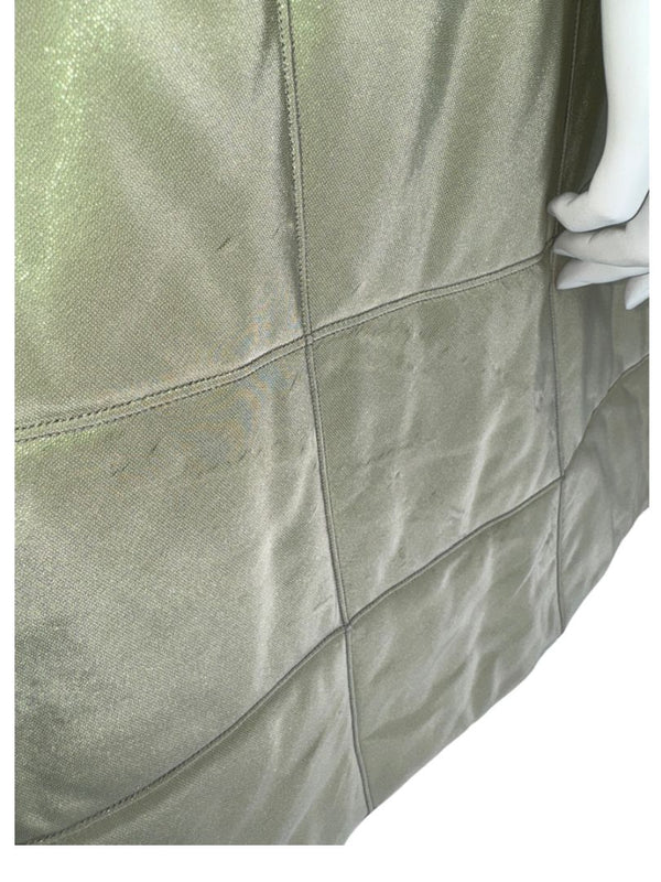 Chanel Identification 00's Quilted Pistachio Green Skirt - Size 42