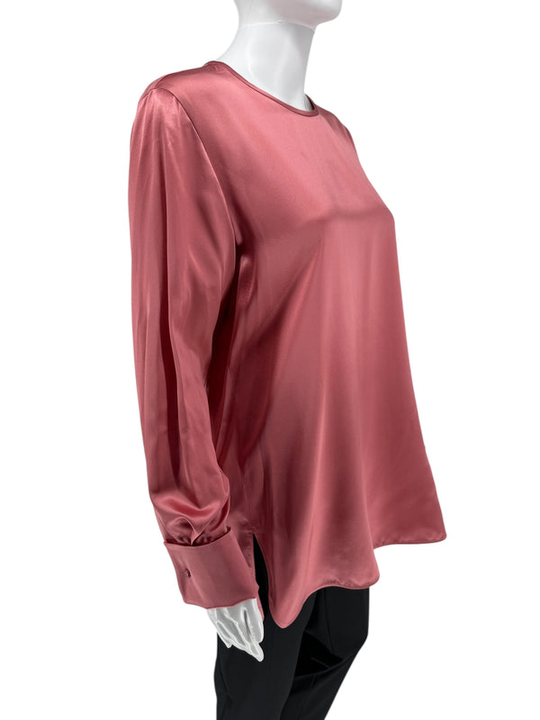 MaxMara Rose Silk Blouse – Size 44 (IT) – Brand New with Tags