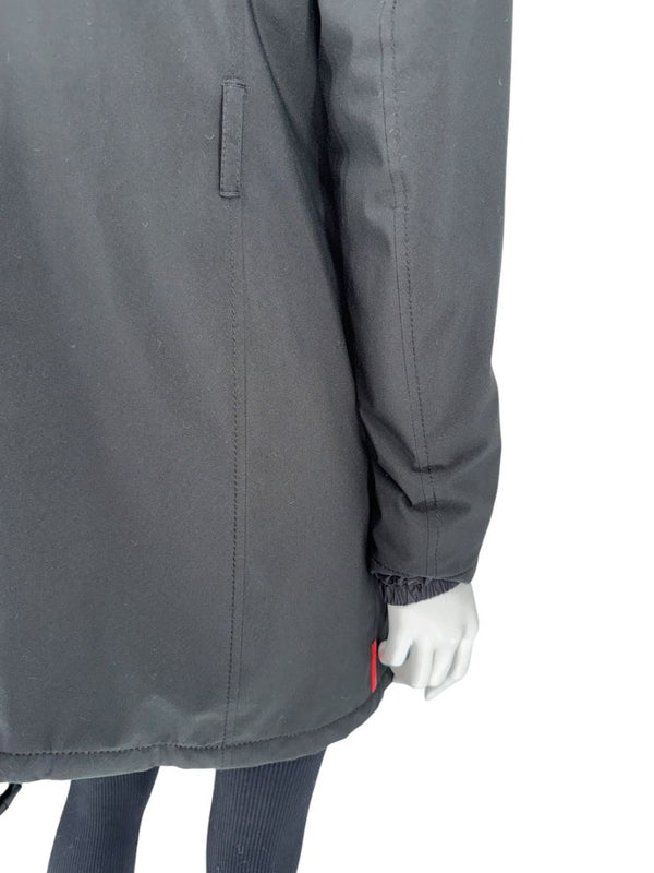 Prada Black Nylon Longline Technical Jacket – Size IT 44 (US 8)