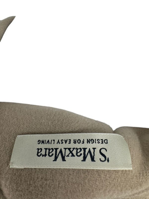 S Max Mara Camel Hooded Wrap Coat – Size 10 (IT 42)