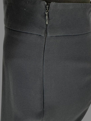Giorgio Armani Navy Wide-Leg Cropped Trousers – Size IT 44