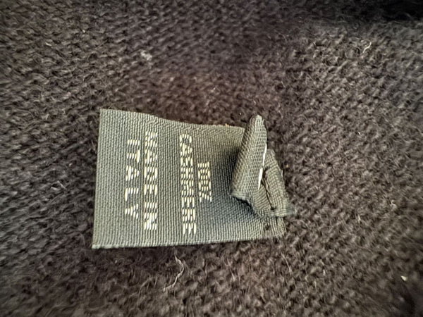 Kiton Black Cashmere Turtleneck Sweater – Size 46