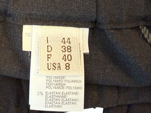 Brunello Cucinelli Charcoal Grey Wool-Blend Pants – Size IT 44 / US 8
