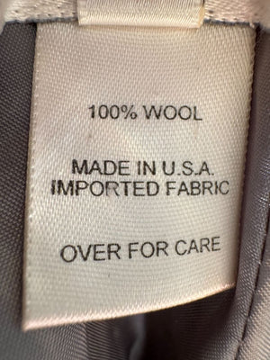 Oscar de la Renta Gray Plaid Wool Trousers – Size 14