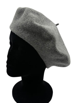 Borsalino Barbisio De Luxe 100% Wool Gray Beret