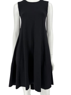 Diane von Furstenberg Sleeveless A-Line Knit Dress – Black - Size 0