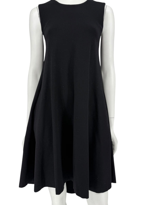 Diane von Furstenberg Sleeveless A-Line Knit Dress – Black - Size 0