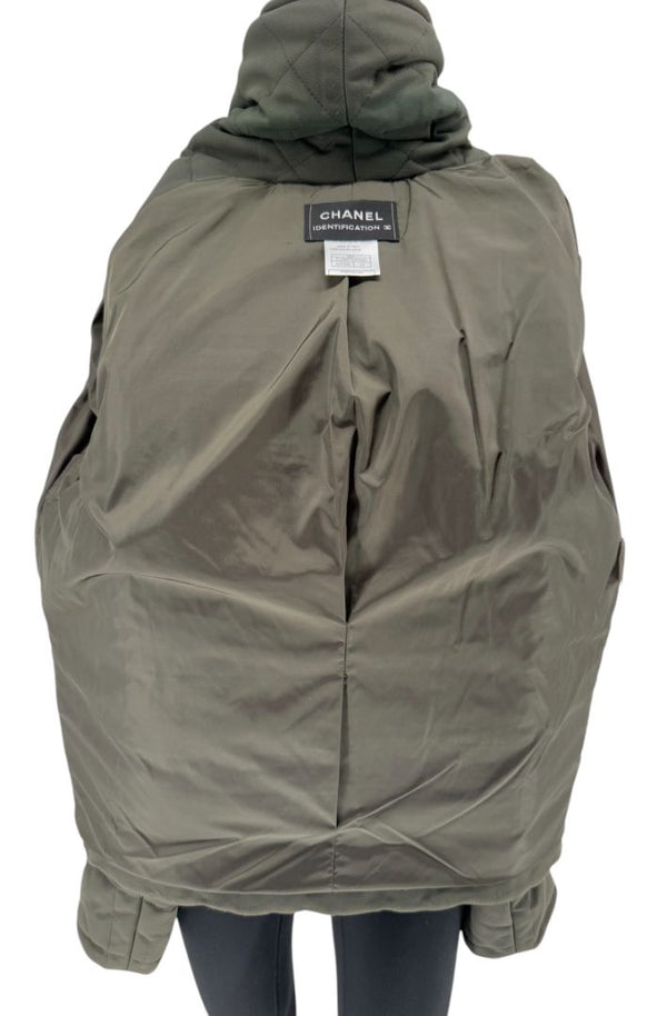 Chanel Quilted Down Jacket - Size 42