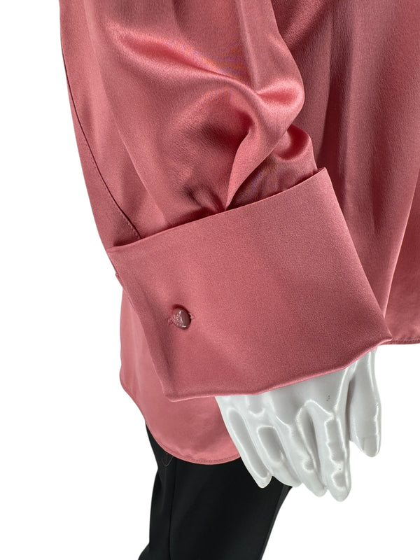 MaxMara Rose Silk Blouse – Size 44 (IT) – Brand New with Tags