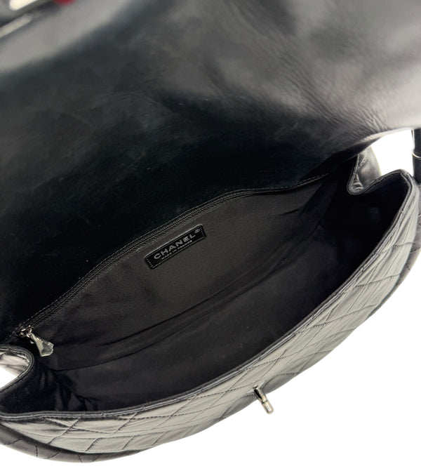 Chanel 2013 Black Hula Hoop Bag - Medium