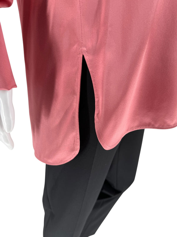 MaxMara Rose Silk Blouse – Size 44 (IT) – Brand New with Tags