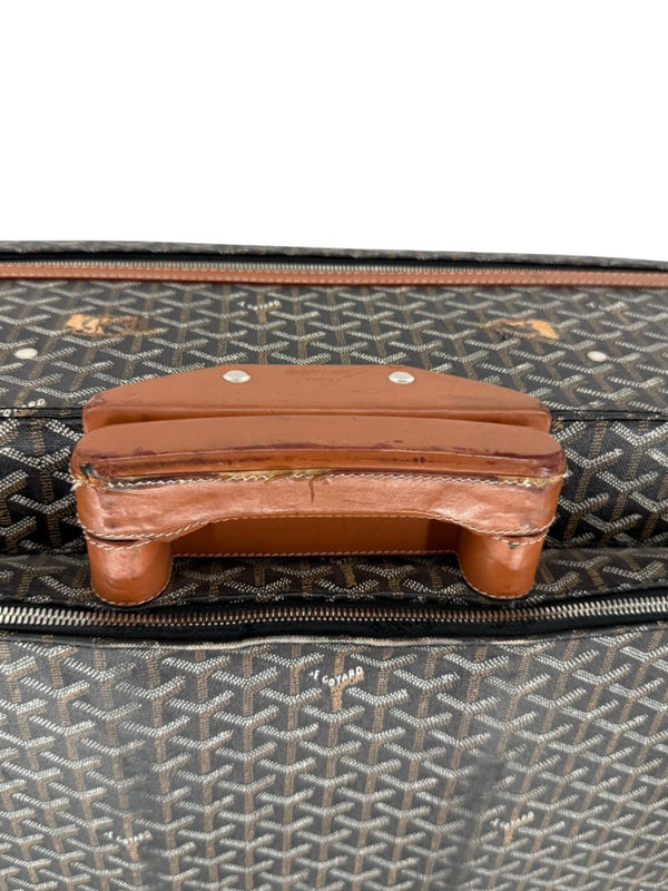Goyard Goyardine Canvas Large Rolling Suitcase – 25.6" x 19.7" x 9.8"