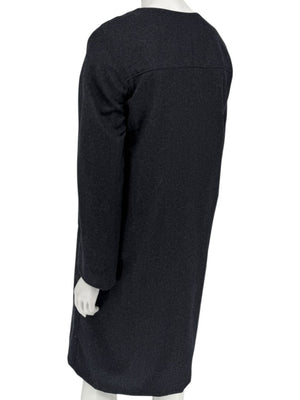 Pamella Roland Charcoal Grey 2-Piece Dress/Jacket Set – Large