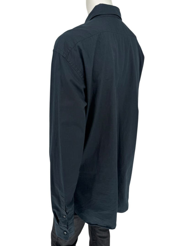 John Galliano Gazette Oversized Graphic Cotton Shirt – Size 54 (Men's)