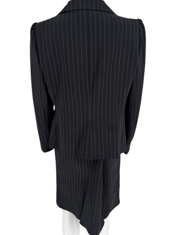 Armani Collezioni Charcoal Pinstripe 3-Piece Suit – Size 12