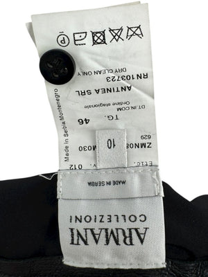 Armani Collezioni Charcoal Gray Wool-Blend Pencil Skirt – Size 10 / IT 46