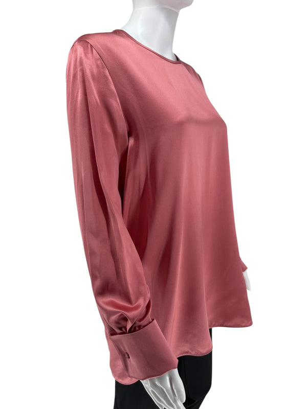 MaxMara Rose Silk Blouse – Size 44 (IT) – Brand New with Tags