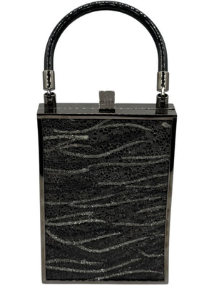 Jill Haber “Sebastian” Beaded Box Clutch – Very Good Pre-Owned Condition – Made-to-Order Luxury