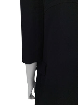 PRADA Black Embellished Collar Dress – Size IT 46