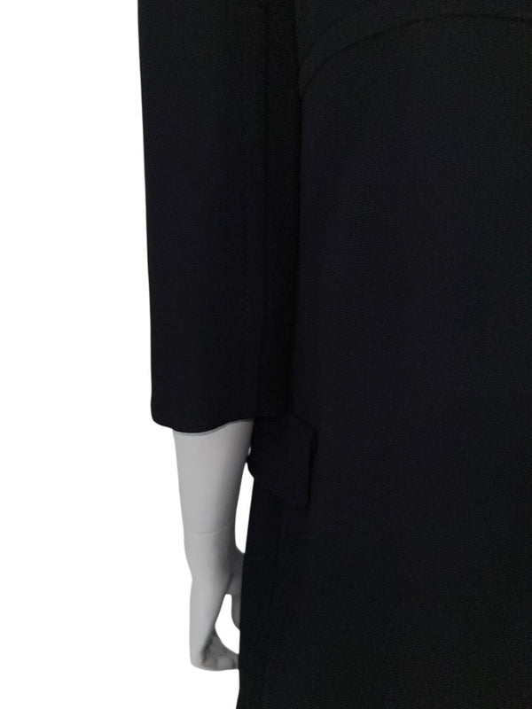 PRADA Black Embellished Collar Dress – Size IT 46