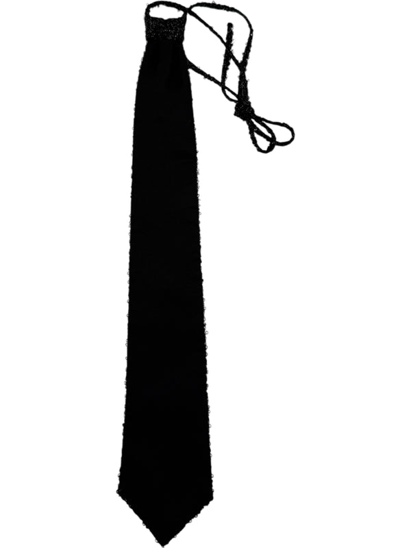 Pamella Roland Black Sequin Neck Tie – One Size