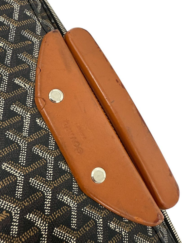 Goyard Goyardine Canvas Large Rolling Suitcase – 25.6" x 19.7" x 9.8"